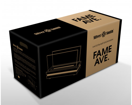 Биокамин Silver Smith FAME AVE BLACK Биокамин Silver Smith FAME AVE BLACK