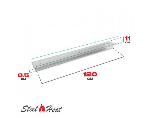 Топливный блок SteelHeat LINE GLASS 1200 Топливный блок SteelHeat LINE GLASS 1200