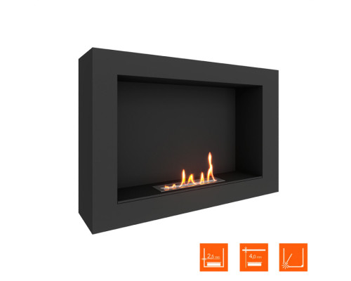 Биокамин SteelHeat WALL ONE 800 LITE черный Биокамин SteelHeat WALL ONE 800 LITE черный