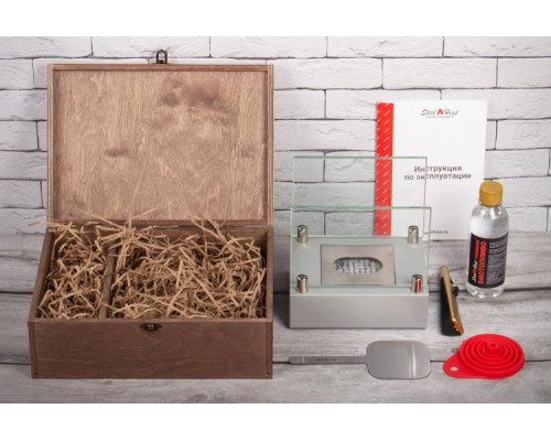 Подарочный набор SteelHeat PREMIUM BOX ALBA Серый + деревянная коробка + стартовый комплект Подарочный набор SteelHeat PREMIUM BOX ALBA Серый + деревянная коробка + стартовый комплект