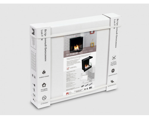Встроенный биокамин Lux Fire Угловой 755 М (левый угол) Встроенный биокамин Lux Fire Угловой 755 М (левый угол)