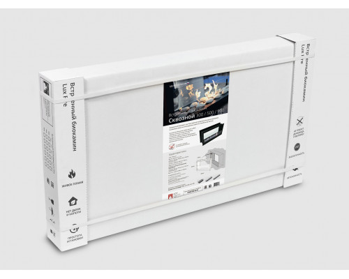 Встроенный биокамин Lux Fire Сквозной 1130 S Встроенный биокамин Lux Fire Сквозной 1130 S