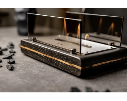 Настольный Биокамин Catterheim LIMITED Blackstrobe Zebrano Настольный Биокамин Catterheim LIMITED Blackstrobe Zebrano