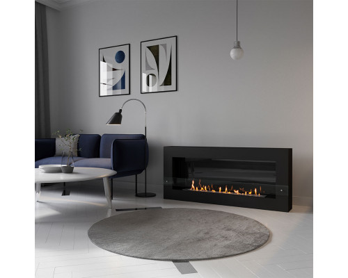 Биокамин SteelHeat WALL GRAND 1500 черный Биокамин SteelHeat WALL GRAND 1500 черный