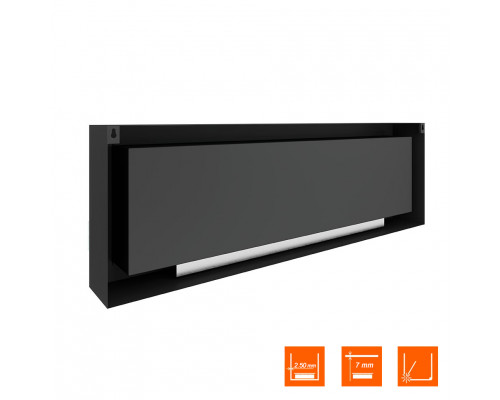 Биокамин SteelHeat WALL ONE 1700 черный Биокамин SteelHeat WALL ONE 1700 черный