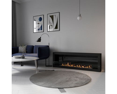 Биокамин SteelHeat WALL ONE 1700 черный Биокамин SteelHeat WALL ONE 1700 черный