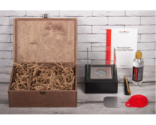 Подарочный набор SteelHeat PREMIUM BOX GLORIA черный + деревянная коробка + стартовый комплект Подарочный набор SteelHeat PREMIUM BOX GLORIA черный + деревянная коробка + стартовый комплект