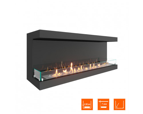 Биокамин фронтальный SteelHeat ONE 1400 Биокамин фронтальный SteelHeat ONE 1400