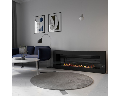 Биокамин SteelHeat WALL GRAND 1800 черный Биокамин SteelHeat WALL GRAND 1800 черный