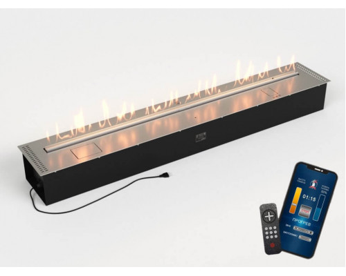 Автоматический биокамин Lux Fire Smart Flame 1700 RC INOX Автоматический биокамин Lux Fire Smart Flame 1700 RC INOX