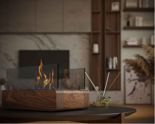 Настольный Биокамин Catterheim MASSIVE WALNUT Настольный Биокамин Catterheim MASSIVE WALNUT
