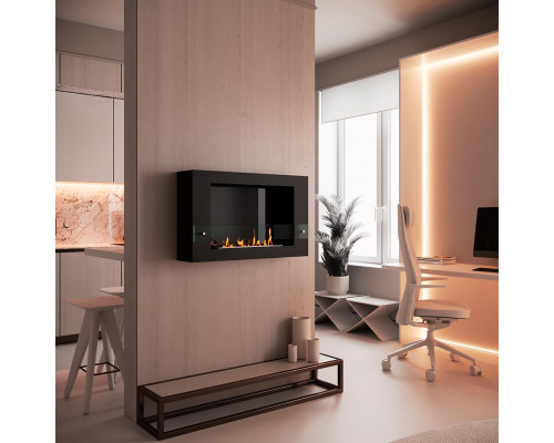 Биокамин SteelHeat WALL LONG 900 черный Биокамин SteelHeat WALL LONG 900 черный