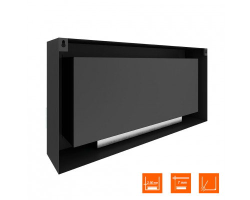 Биокамин SteelHeat WALL ONE 1100 черный Биокамин SteelHeat WALL ONE 1100 черный