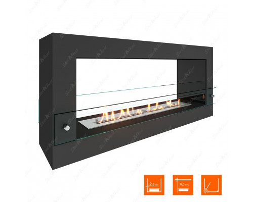 Биокамин SteelHeat FRAME ONE 1000 черный Биокамин SteelHeat FRAME ONE 1000 черный